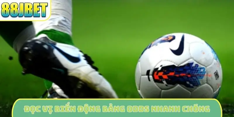 Đọc vị biến động bảng odds nhanh chóng