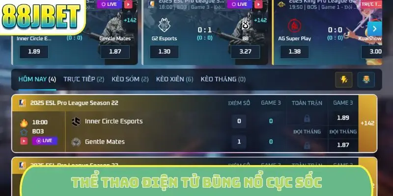 Thể thao điện tử bùng nổ cực sốc