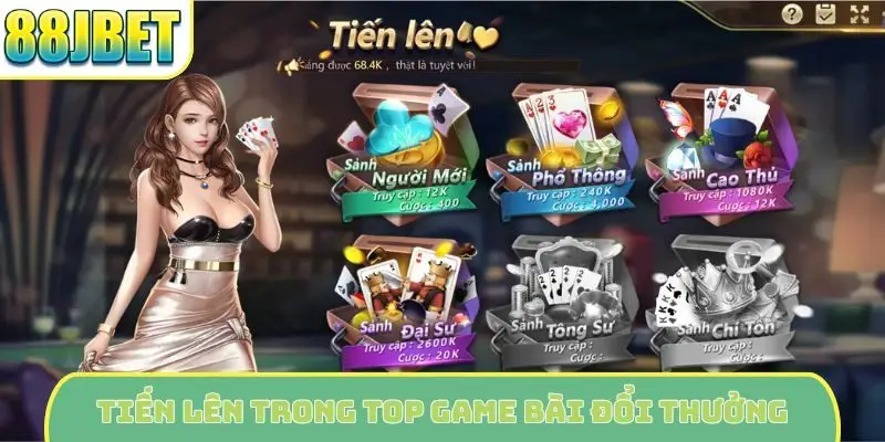 Tiến lên trong top game bài đổi thưởng
