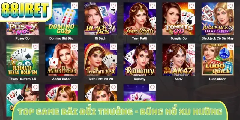 Top game bài đổi thưởng